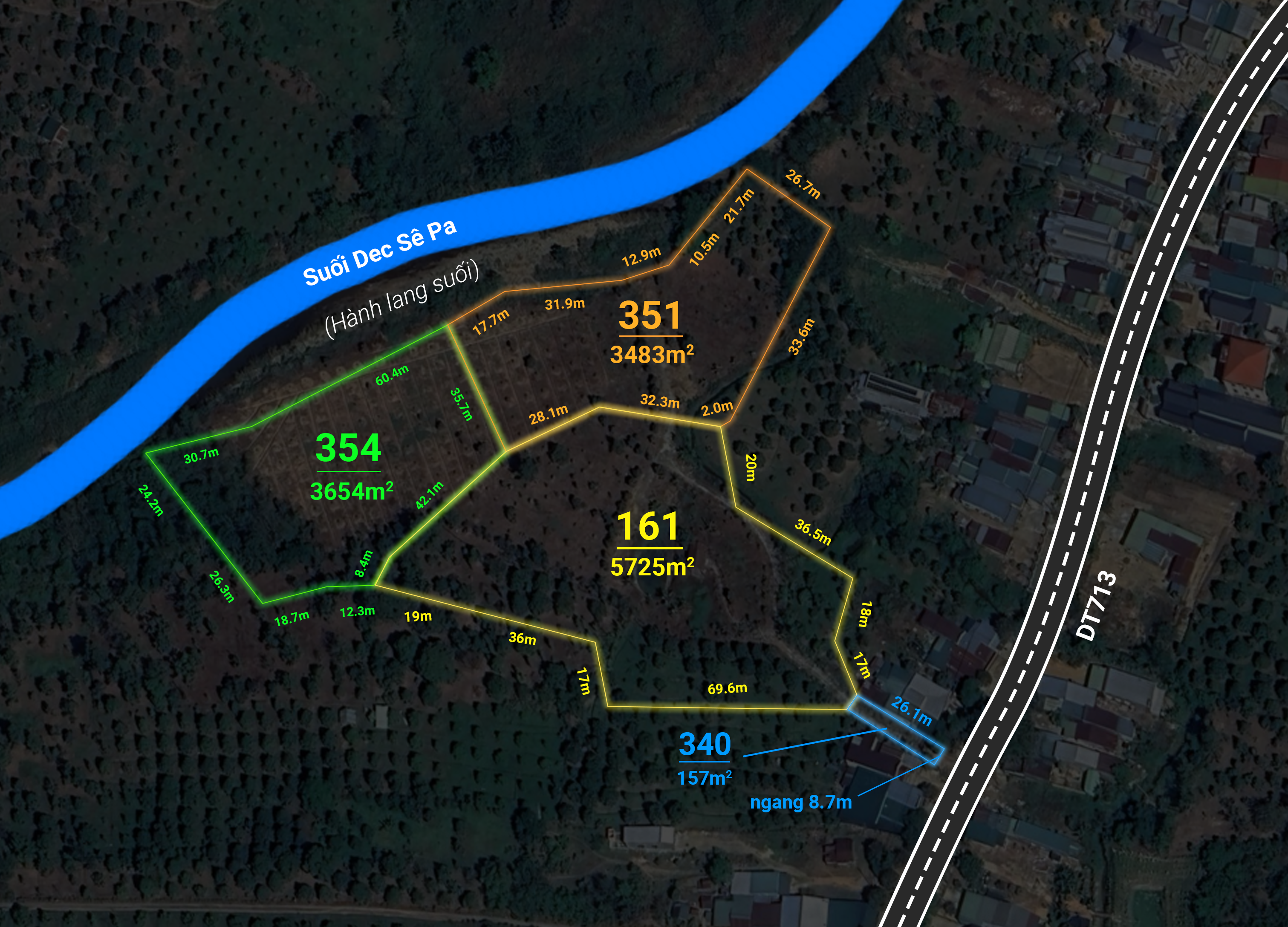 Bản đồ chi tiết vị trí đất Đạ Huoai